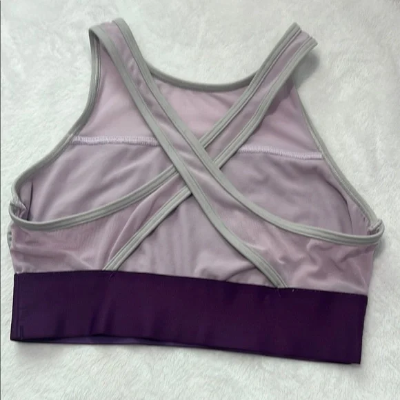 Aerie Blue and Purple Sports Bras Seamless Support - Picture 6 of 9